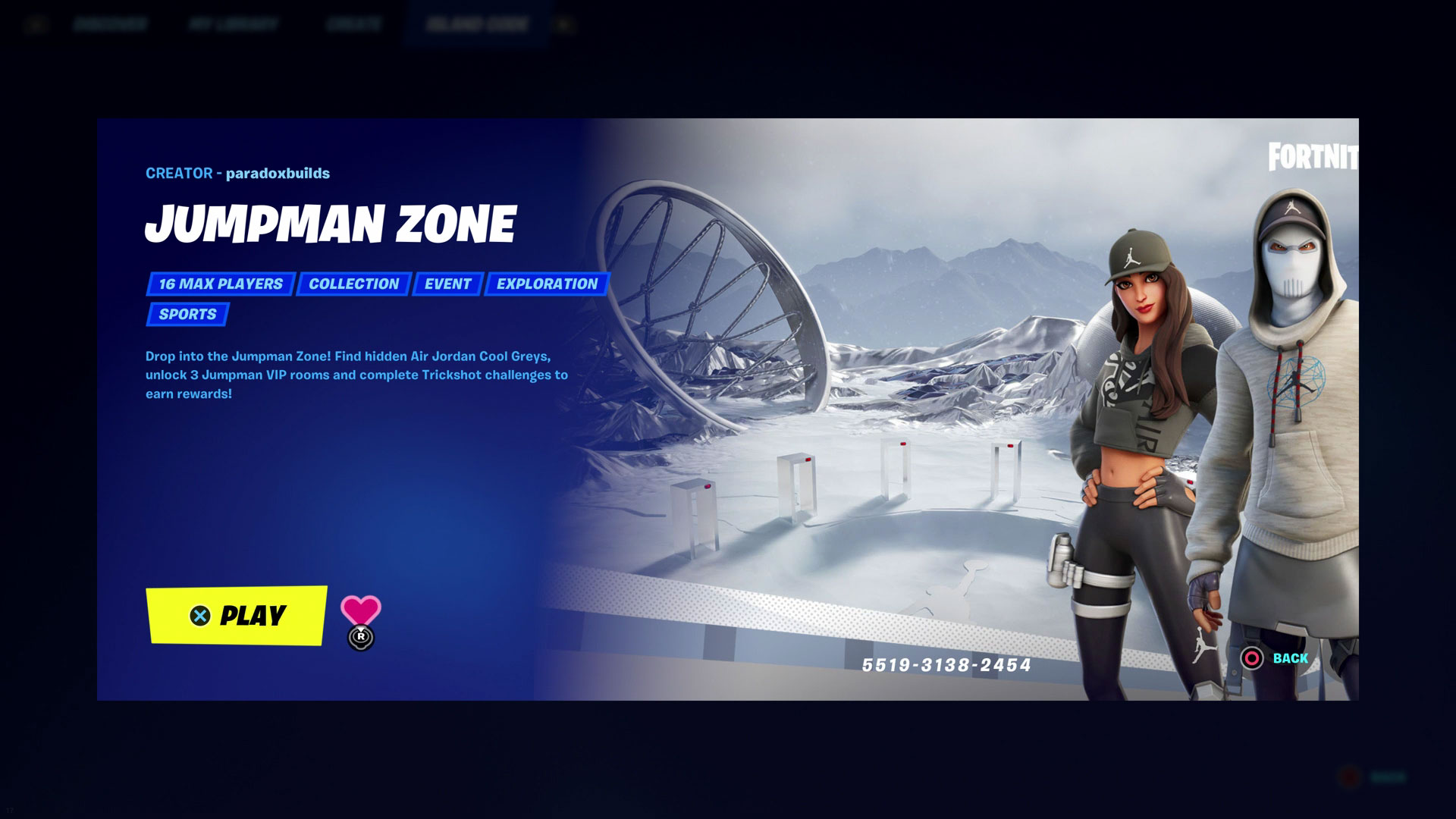 Fortnite Jumpman Zone | GamesRadar+