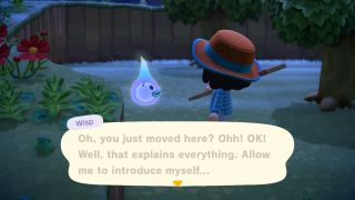 Animal Crossing New Horizons Wisp Introduction