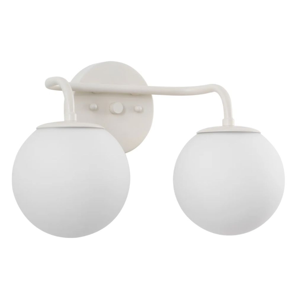double globe sconce bathroom light