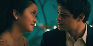 Lana Condor and Noah Centineo as Lara Jean and Peter Kavinsky in To All The Boys: Always and Forever