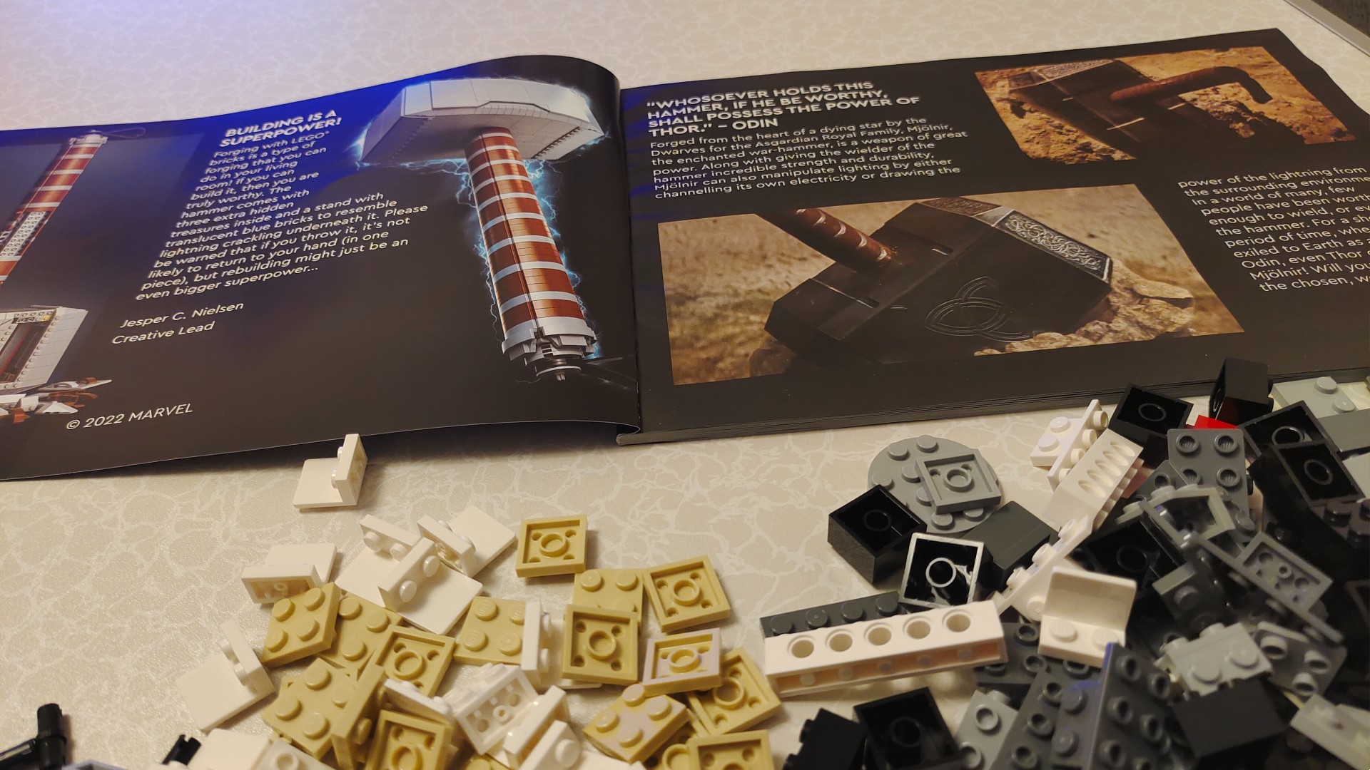 Lego Marvel Thor’s Hammer 76209_Build in progress 1