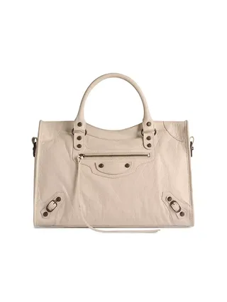 Le City Medium Tote Bag in Beige