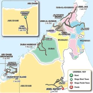 UAE 2024 map