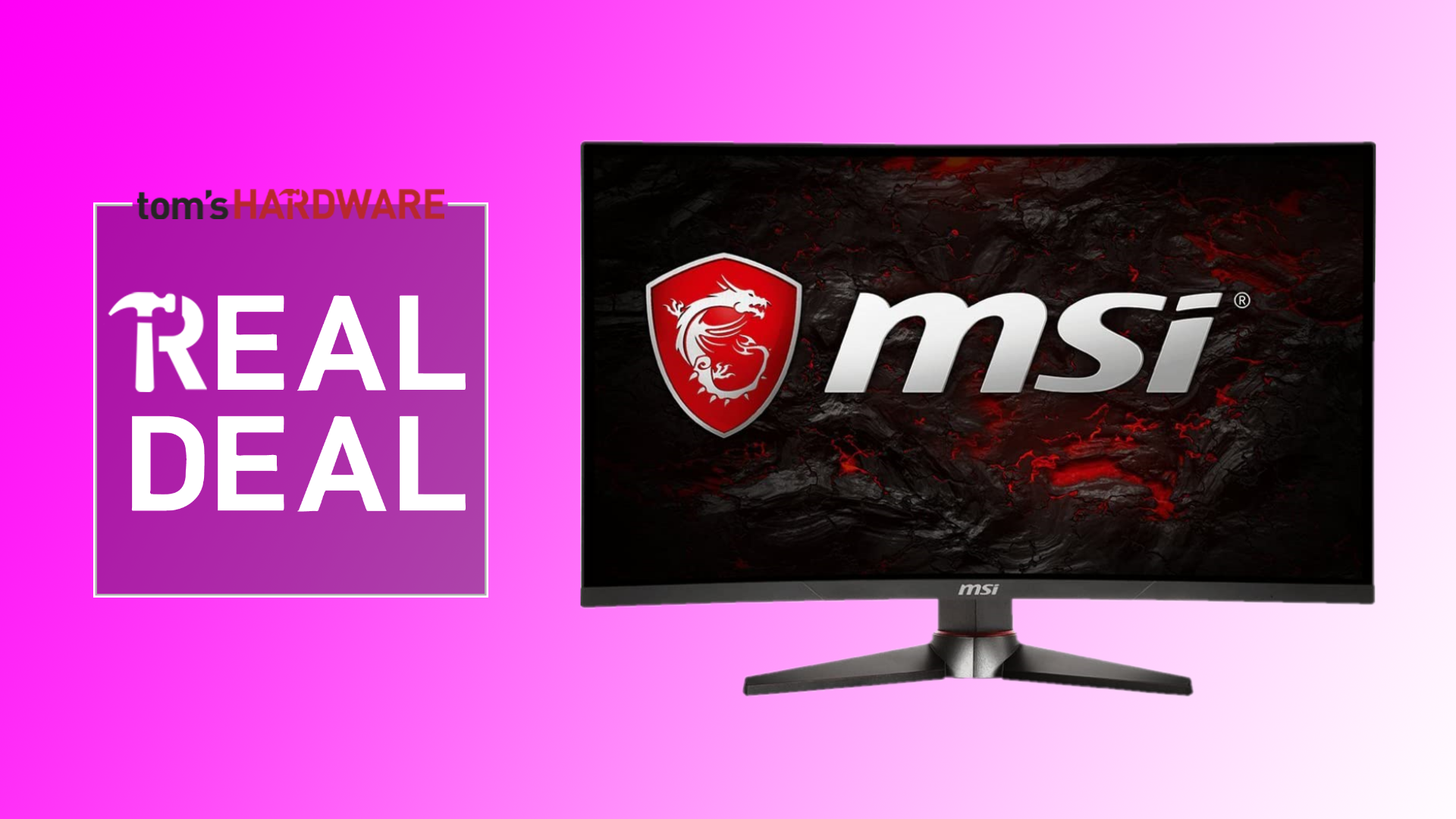 MSI Curved 1440p @ 144Hz Monitor Hits New $269 Low | Tom's Hardware