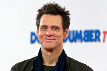 LONDON, ENGLAND - NOVEMBER 20: Jim Carrey attends a photocall for "Dumb and Dumber To" on November 20, 2014 in London, England.