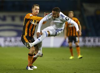 Rodrigo, right, will not make his first Premier League start for Leeds on Saturday