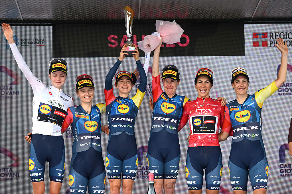 Lidl-Trek Women won the team prize at the Giro d'Italia Women
