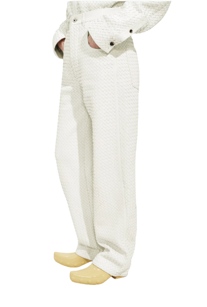 Bottega Veneta, Small Intrecciato Leather Pants