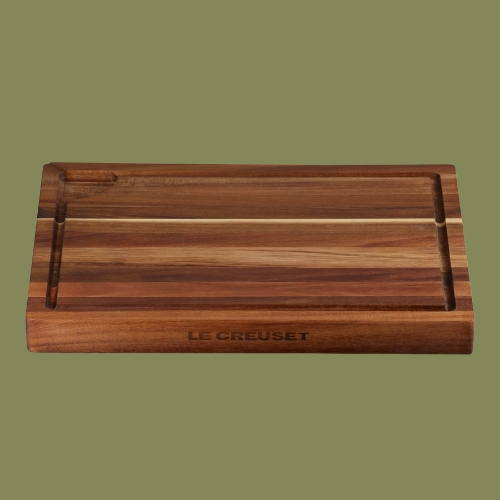 Le Creuset, Le Creuset Outdoor Acacia Wood Meat Carving Board With Juice Grooves