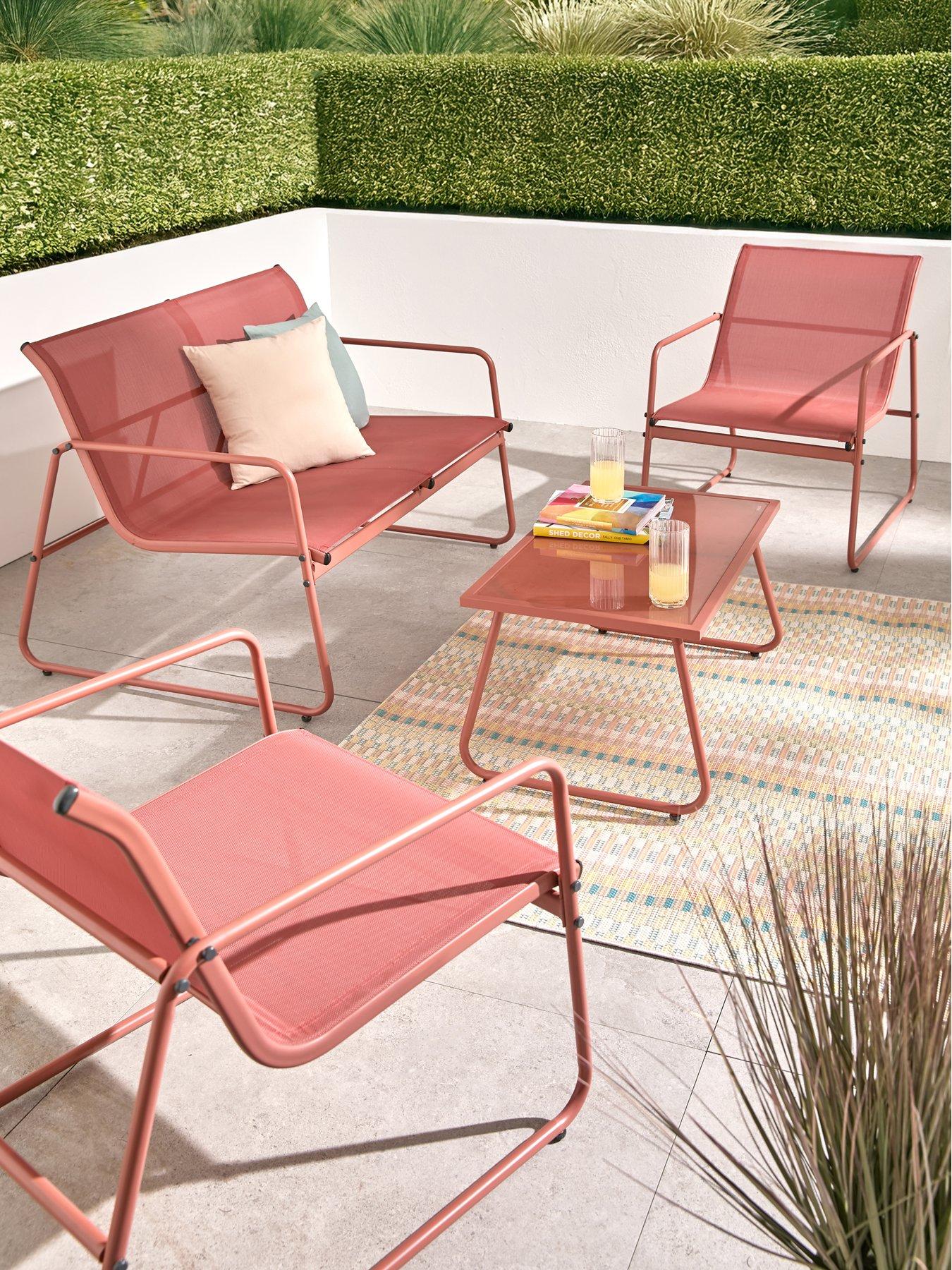 Amalfi Sofa Set- Clay - Terracotta