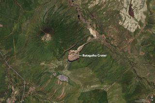 Siberia's Batagaika crater grew from a minor gash in 1999 to a tadpole-shaped opening in 2015, Landsat images showed.