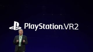 Sony's Jim Ryan at CES 2022 showcasing the PSVR 2
