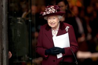 Queen Elizabeth II departs from the 2018 Commonwealth Day service at Westminster Abbey