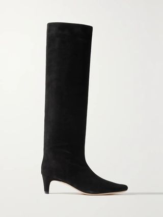 Wally suede boots from Staud in black