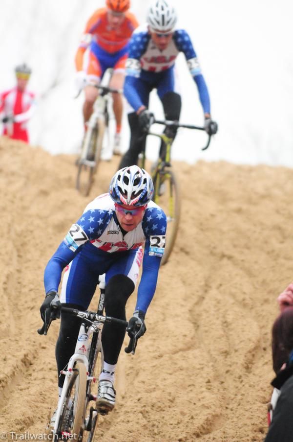 Jonathan Page (USA) descending in deep sand