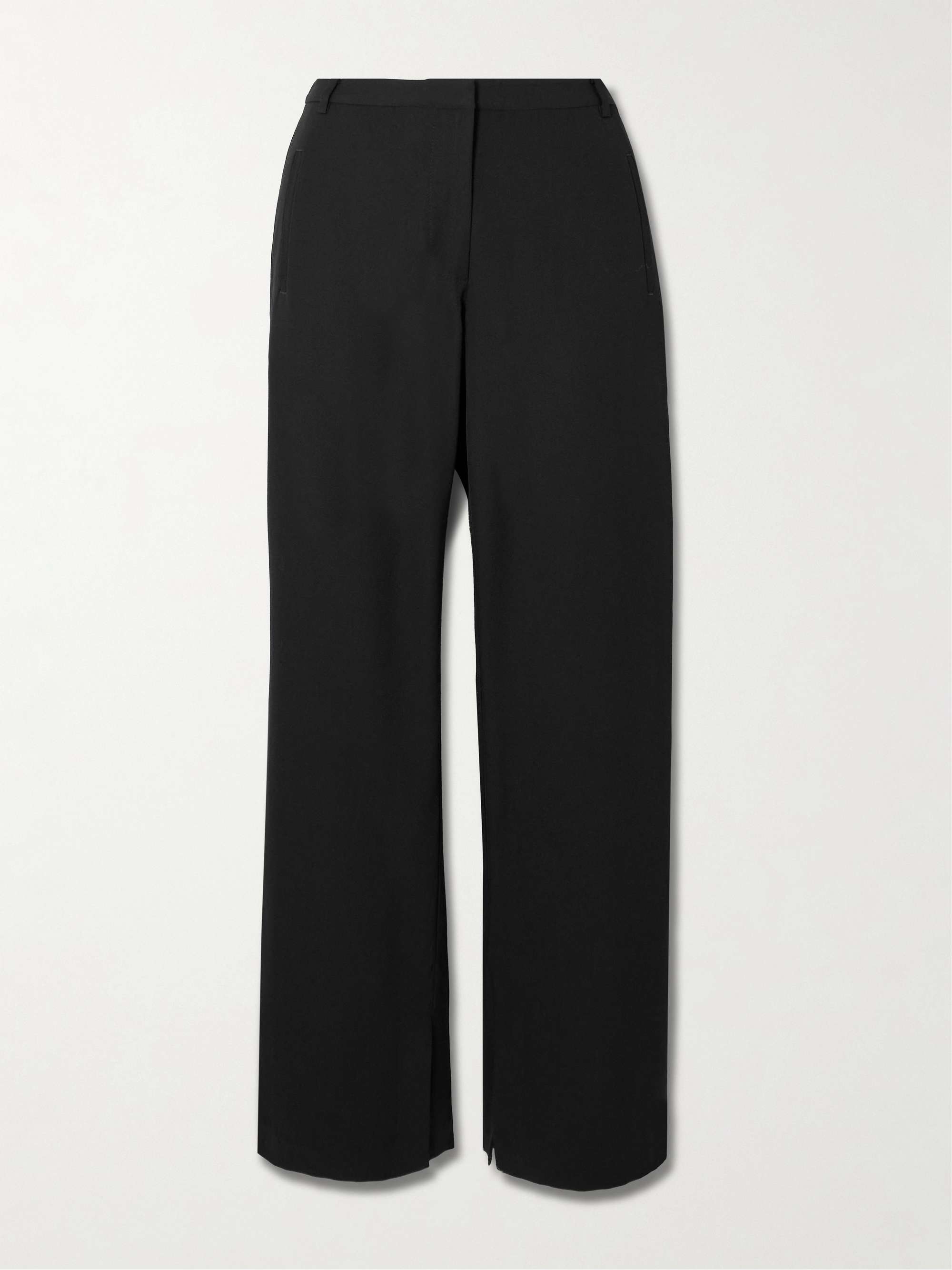 90s Split Crepe Flared Pants