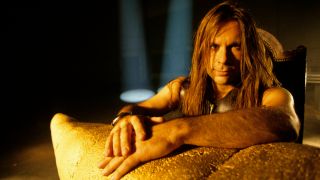 Bruce Dickinson in the video for Tears Of The Dragon