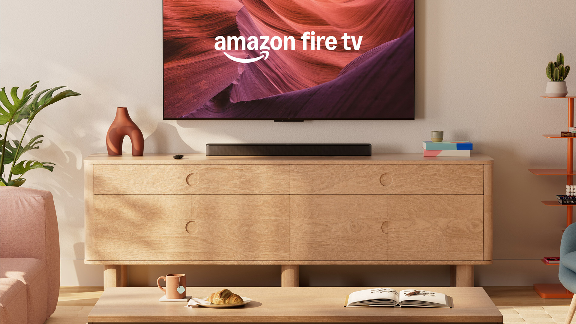 Amazon Fire TV Soundbar Plus lifestyle image