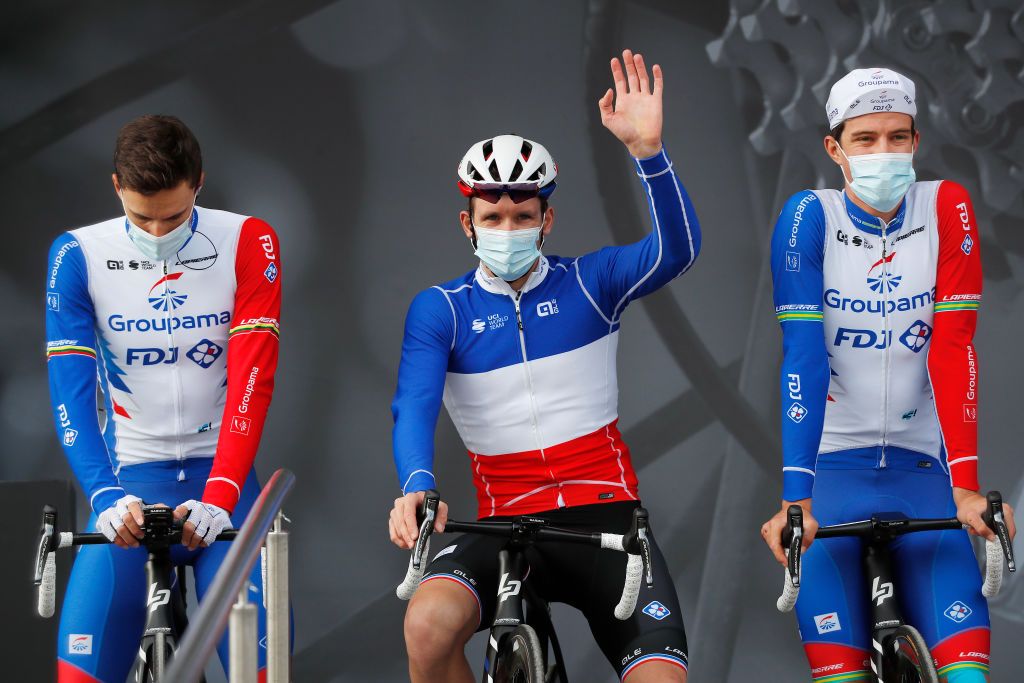 Arnaud Demare and his Groupama-FDJ teammates 