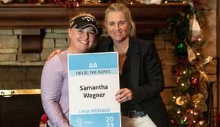 Wagner and Samaan with a LPGA Tour card