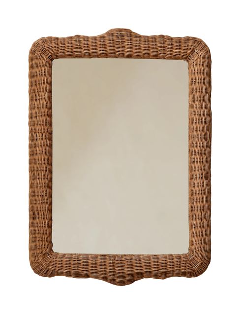 Robin Woven Rattan Mirror