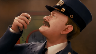 The Conductor in The Polar Express.