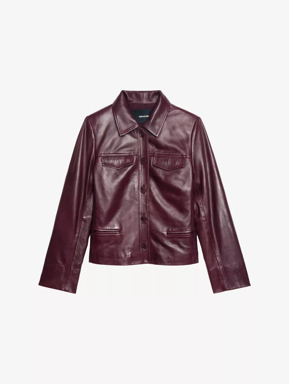 Liam Regular-Fit Leather Jacket