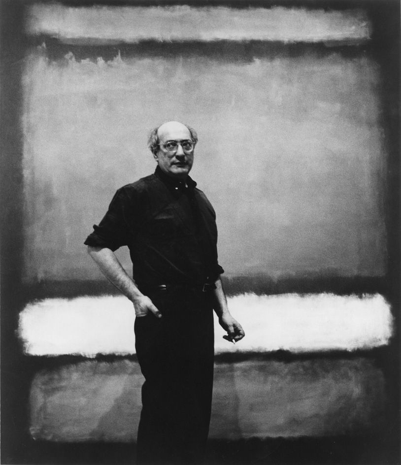 Mark Rothko pictured in black &amp; white