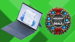 Christmas deal header for Microsoft Surface Pro 9