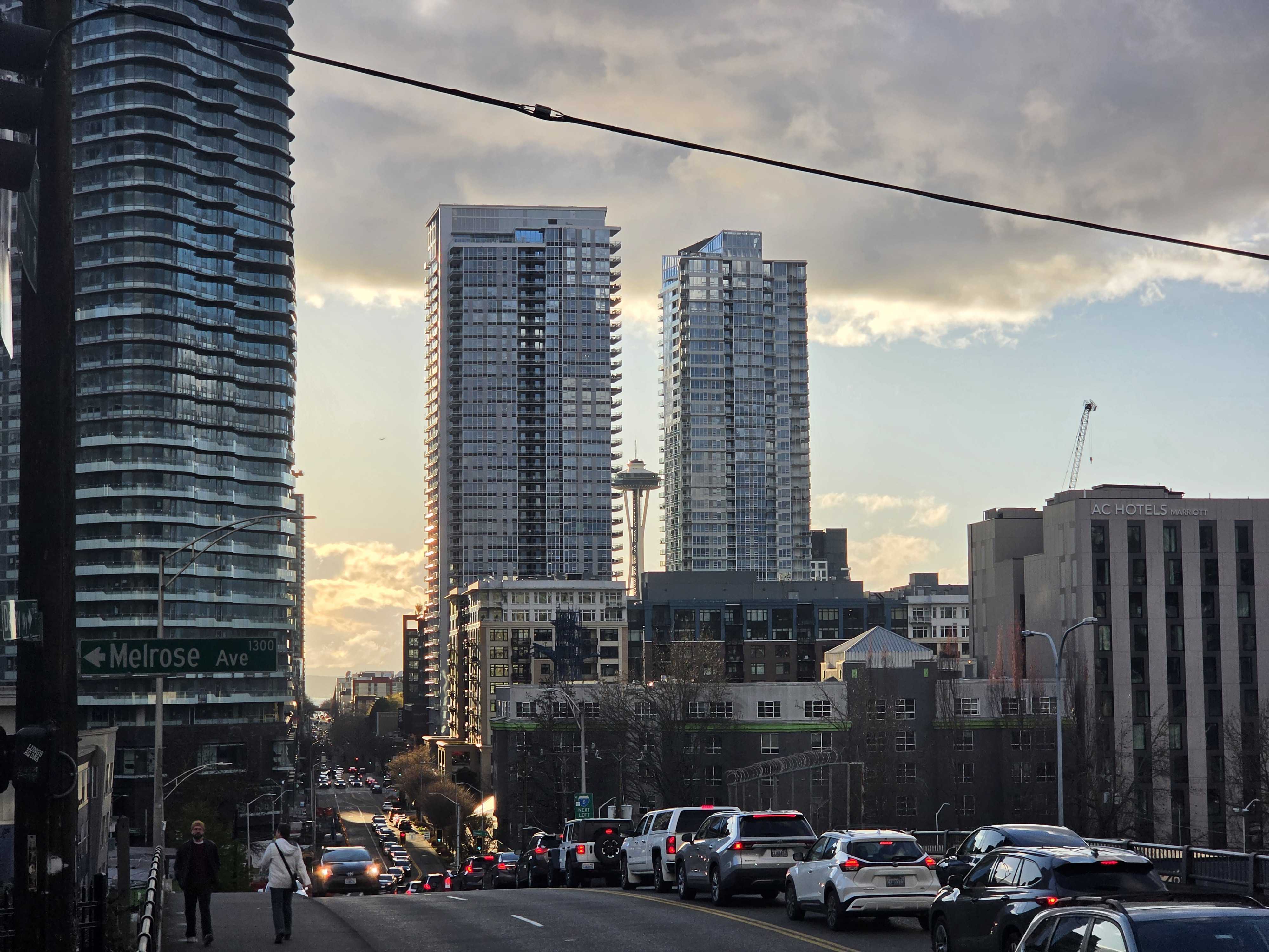 The Seattle Space Needle (3x)