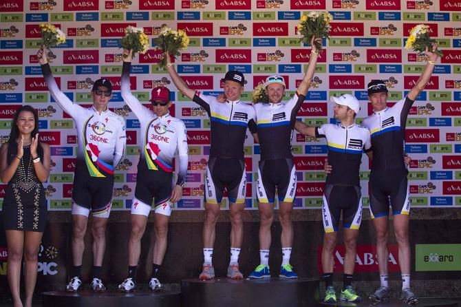 Cape Epic stage 3 podium