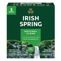Irish Spring Original Deodorant Bar Soap: