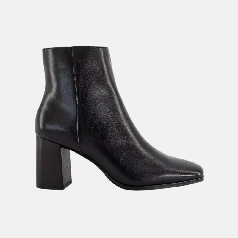 Image of black heeled boot