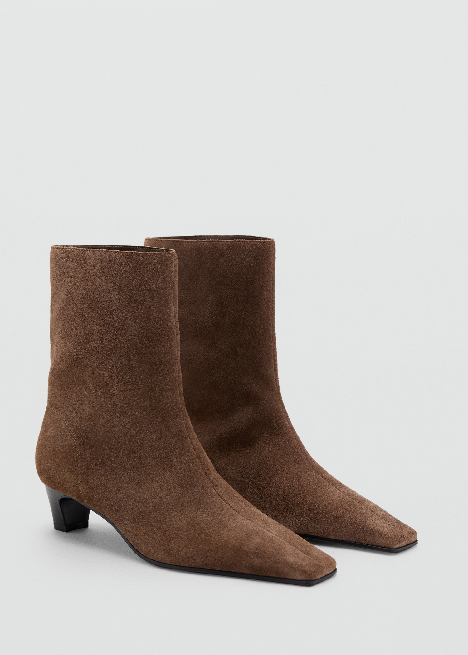 Suede Leather Ankle Boots - Women | Mango United Kingdom