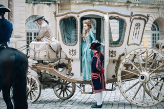 Marie Antoinette arrives in style at the French court.