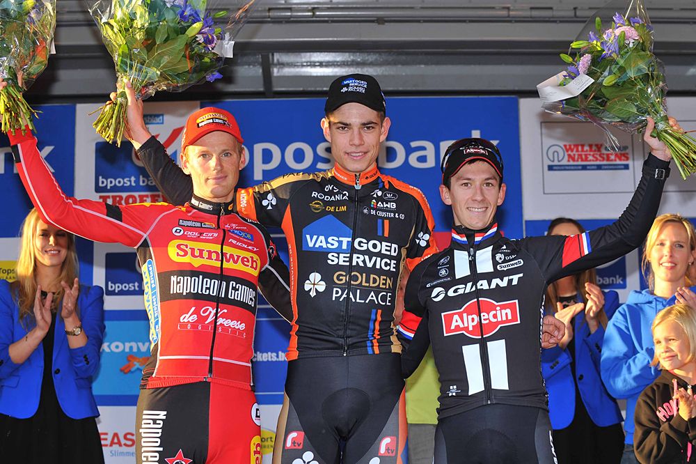 Wout Van Aert (Vastgoedservice-Golden Palace) wins Koppenbergcross