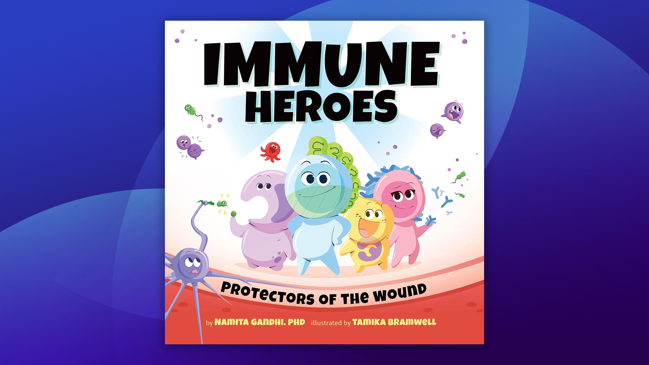 "Immune Heroes" book cover