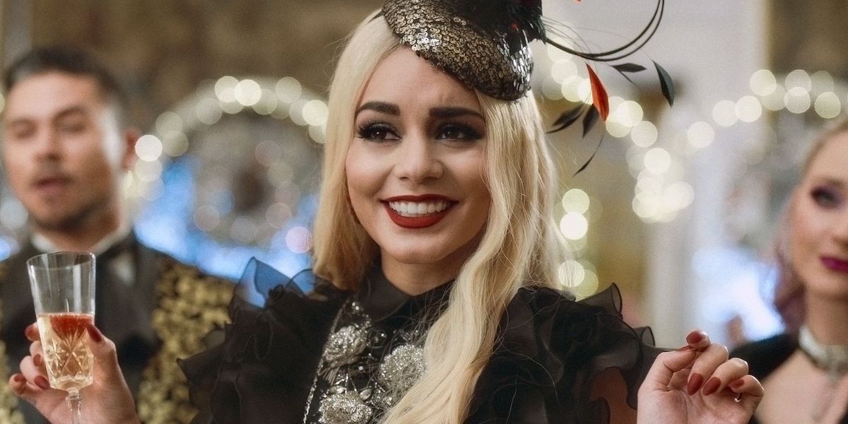 Vanessa Hudgens in The Princess Switch 2: Switched Again as blonde Fiona