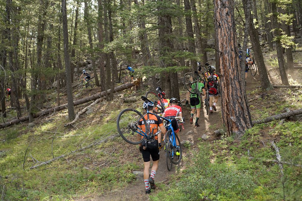 Cross country riding is a big part of the camp.