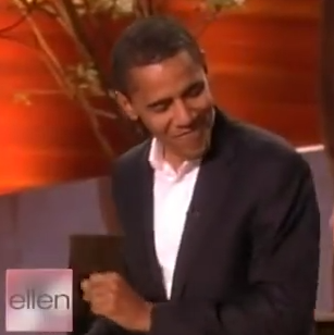 Obama is going on Ellen to pitch health care, probably won't dance