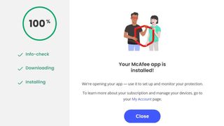 McAfee app screenshot