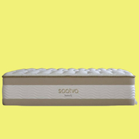 1. Saatva RX
The Saatva RX is specially designed for side or back sleepers with chronic or serious back problems including scoliosis (of which I have a mild case), sciatica, and arthritis. It's made of wrapped coils topped with 2" foam modules, 1" micro-coils nestled between two 3/4" slabs of high-density foam, and a quilted lumbar zone with a 1" strip of gel-infused memory foam underneath. It's not cheap, but if money is no object when it comes to relieving your back pain, you'll be glad you made the investment. You'll get a full year to test it out.
Read more: