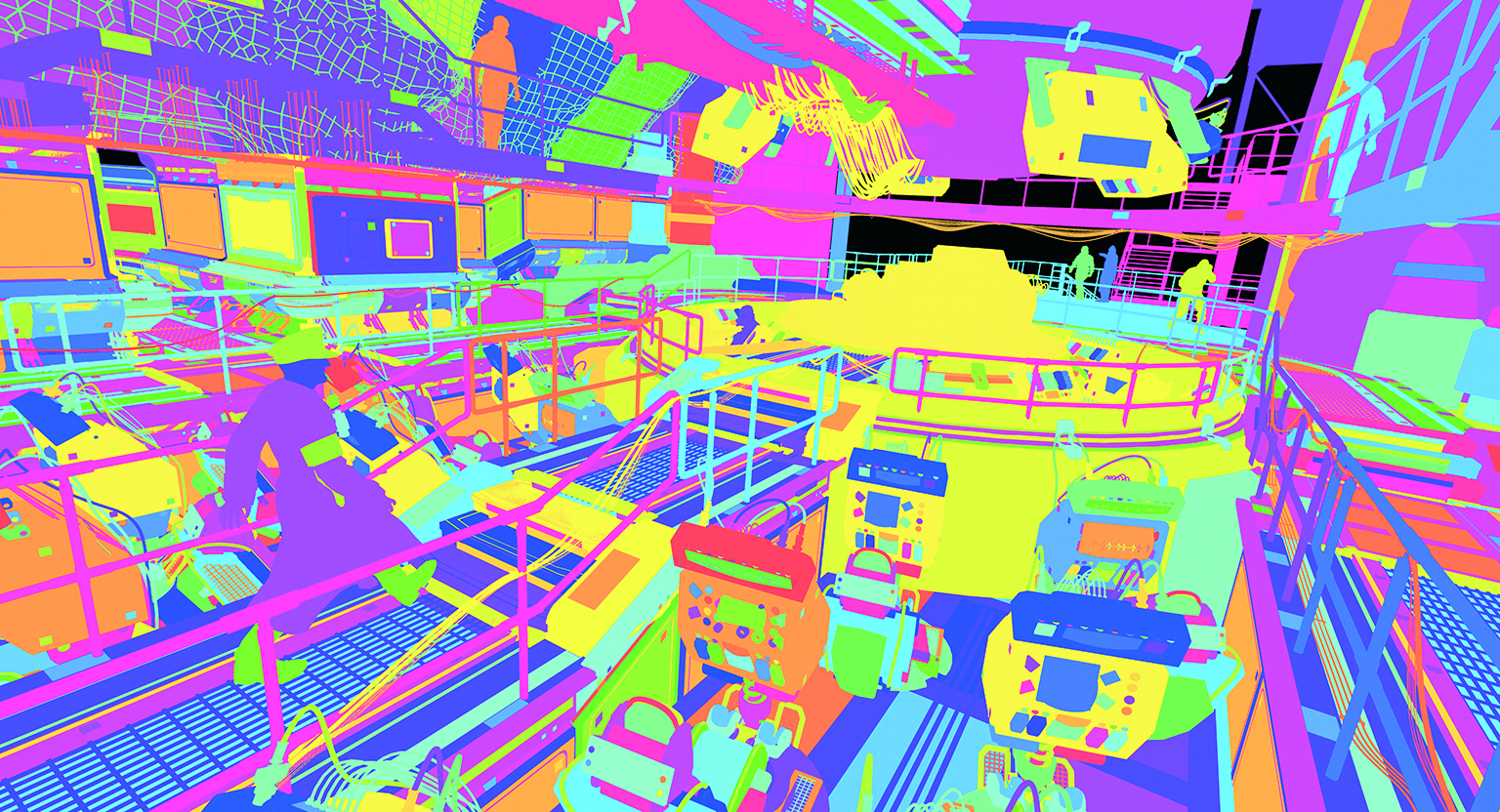 Images from a tutorial on how to make digital art in Blender