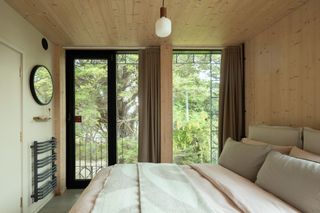 bedroom at woven, a house by Giles Miller Studio