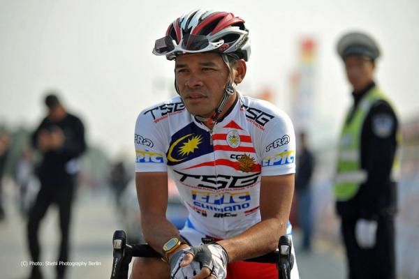 National champion of Malaysia Mohamed Zamri Salleh (Terrengganu Cycling Team)