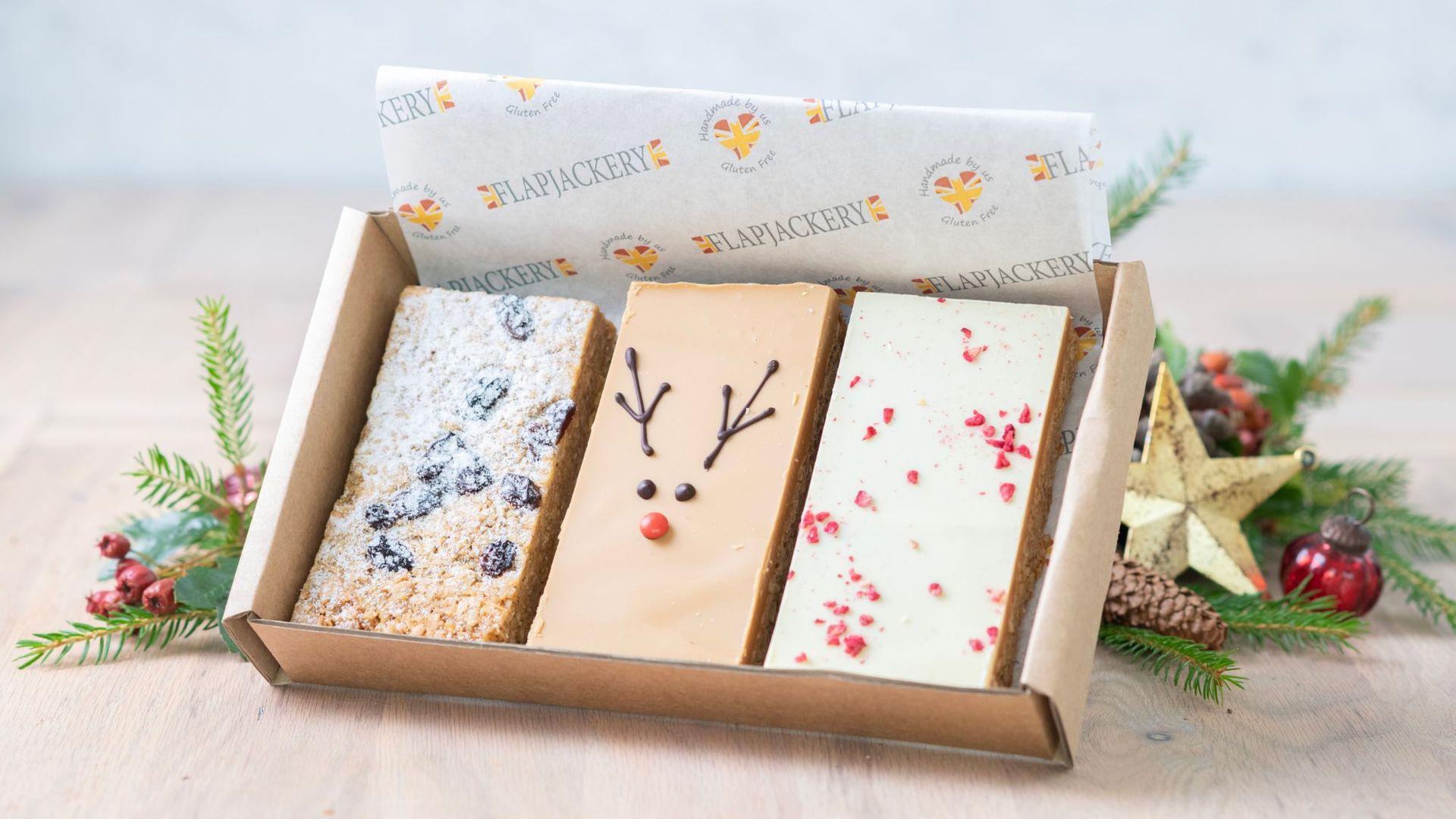 Flapjackery Rudolf's Favourites Flapjack Box