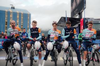 A memorial, a black leader's jersey, and moments of silence as respects are paid to Finlay Tarling at cycling races across Europe