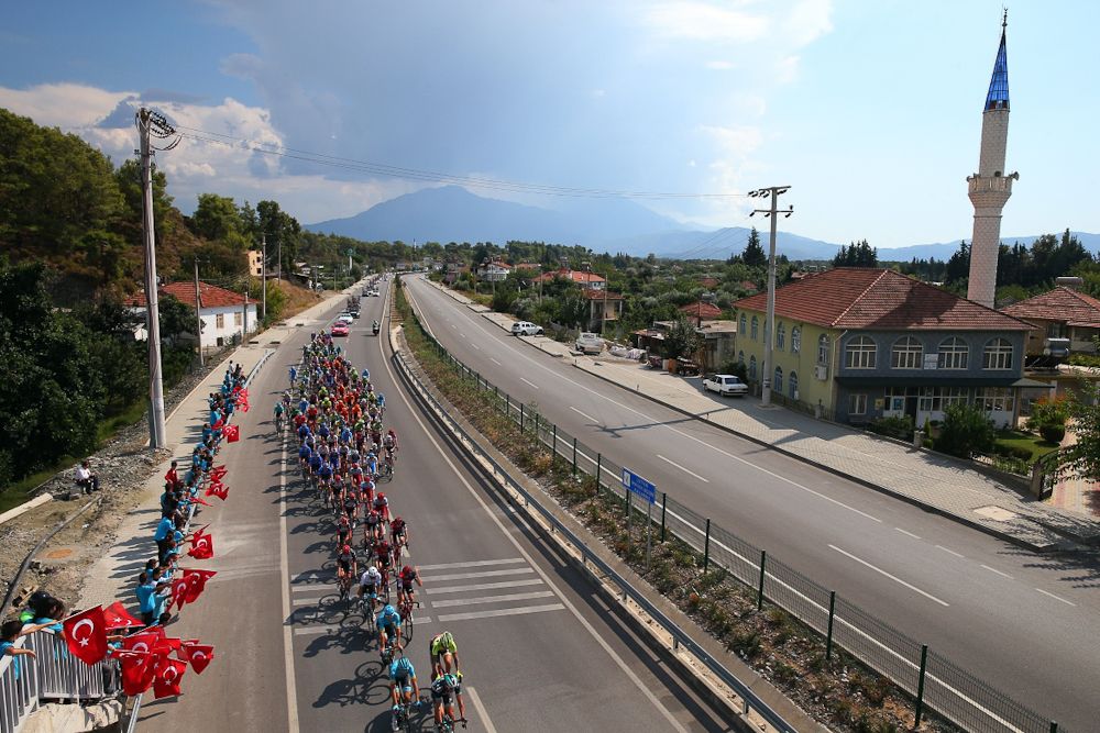 The Tour of Turkey peloton