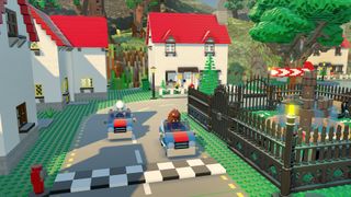 Games like Minecraft - a Lego village during Lego Worlds