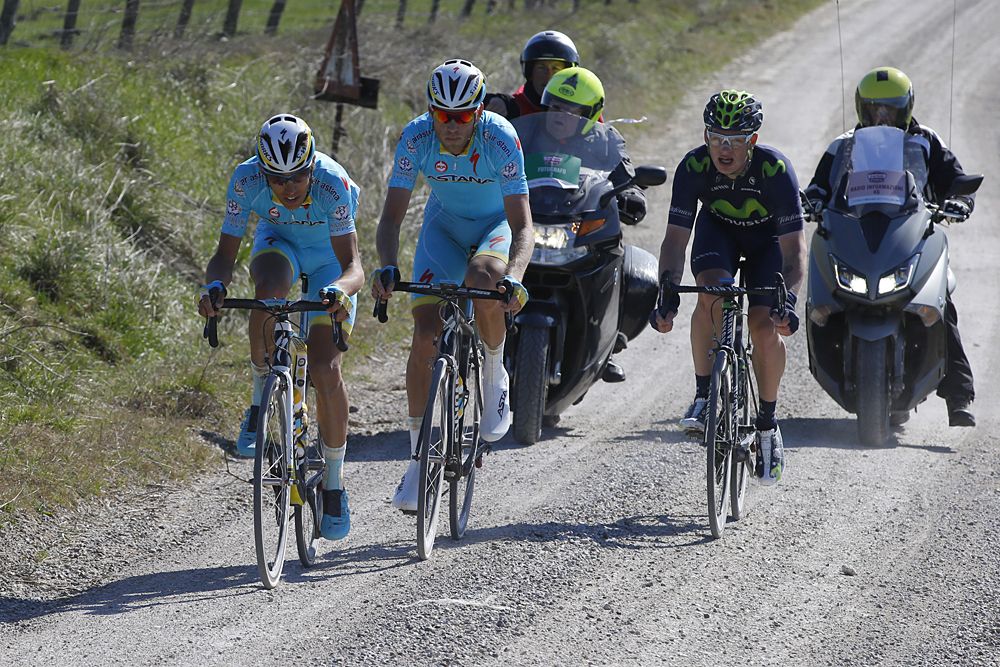 Diego Rosa and Lars Boom (Astana)
